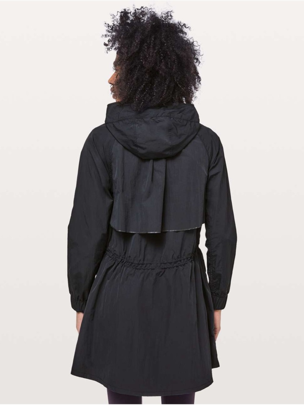 Lululemon Lululemon Pack & Glyde Jacket Solid Black Packable Full Zip size 8 - Picture 3 of 15